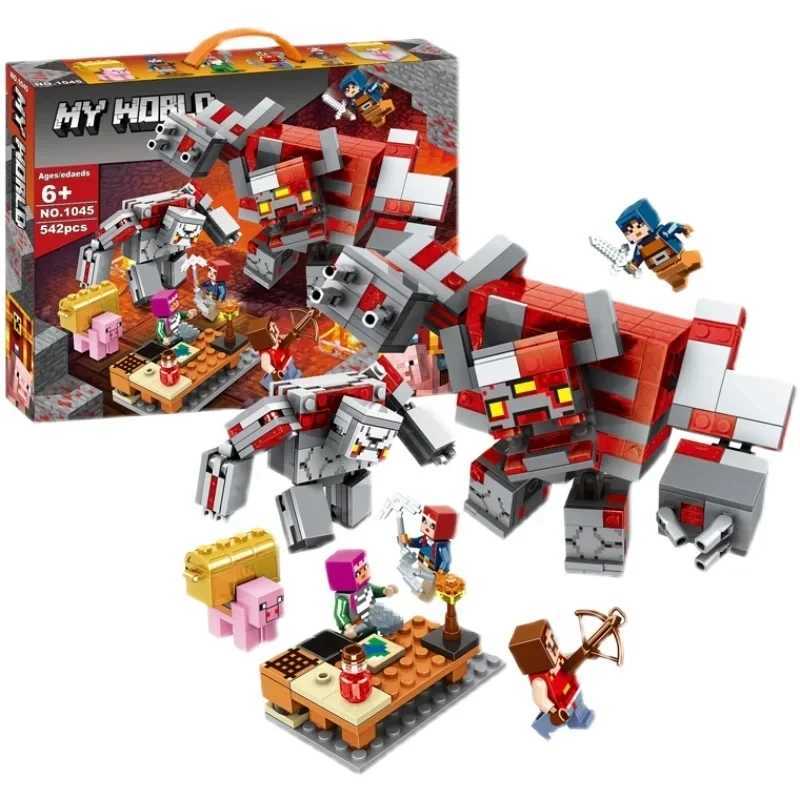 571 Cpatible 21124 Port Cave Farm Village Buildings B Blocks Childrens Gift Toys Y250227