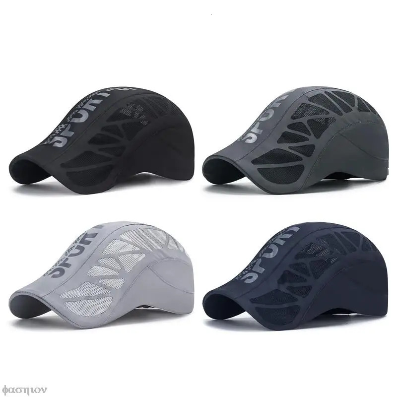 Mens Sun Hats Golf Driving Cabbie Hat sboy Flat Ivy Summer Cap Fashion Letter Beret y Blinder Casquette Baseball Caps 250218