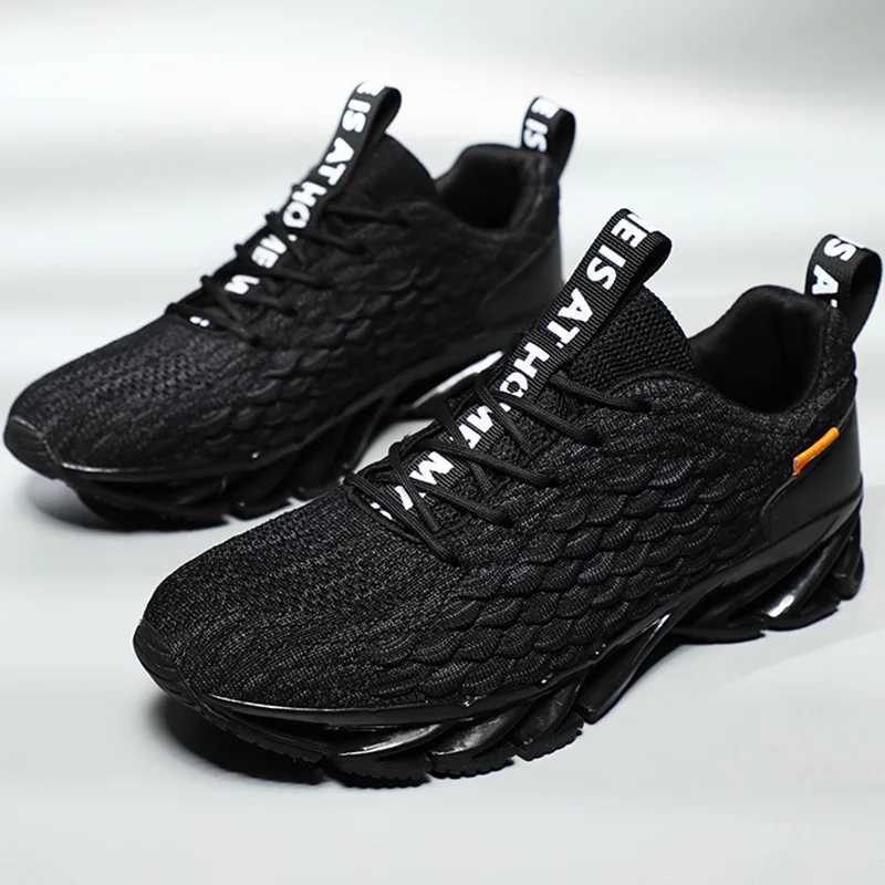 Men Running Shoes Non Slip Breathable Fashionable Outdoor Lightweight Lace Up Wear-resistant Casual Walking Shoes for Men Z250227