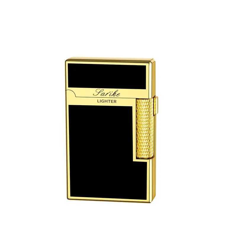 New Dual Fire Switch Butane Gas Lighter Metal Windproof Smoking Accessories Butane Gadgets Mens Gift W250227