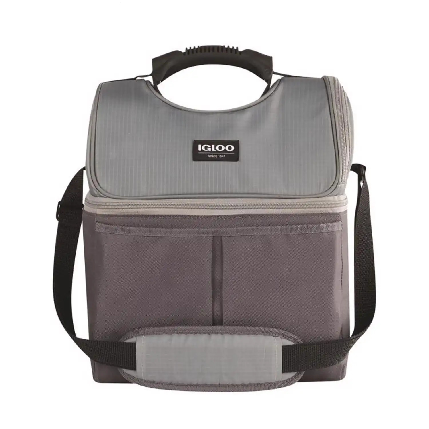 Ship from US Igloo Gripper Gray 22 cans Lunch Bag Cooler 250227FBB