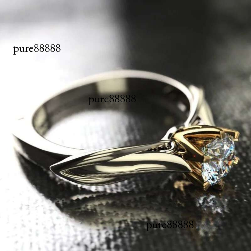 Pure Gold Ring for Women Natural Moissanit Rings with Gemstones Beautiful Jewelry Couples Wedding Accessories New Trend 2023