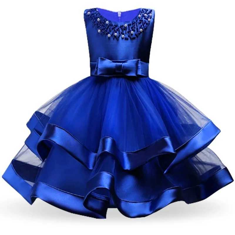Girl's Dresses Summer Tulle Girls Party Dress Children Christmas Pink Wedding Princess Kids Dresses for Girl Elegant Birthday Dresses 8 10 Yrs Y2