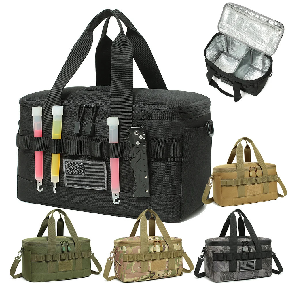 Ship from US Mens outdoor heavyduty lunch bag leak proof work durable heat cooler camping picnic 250227FBB