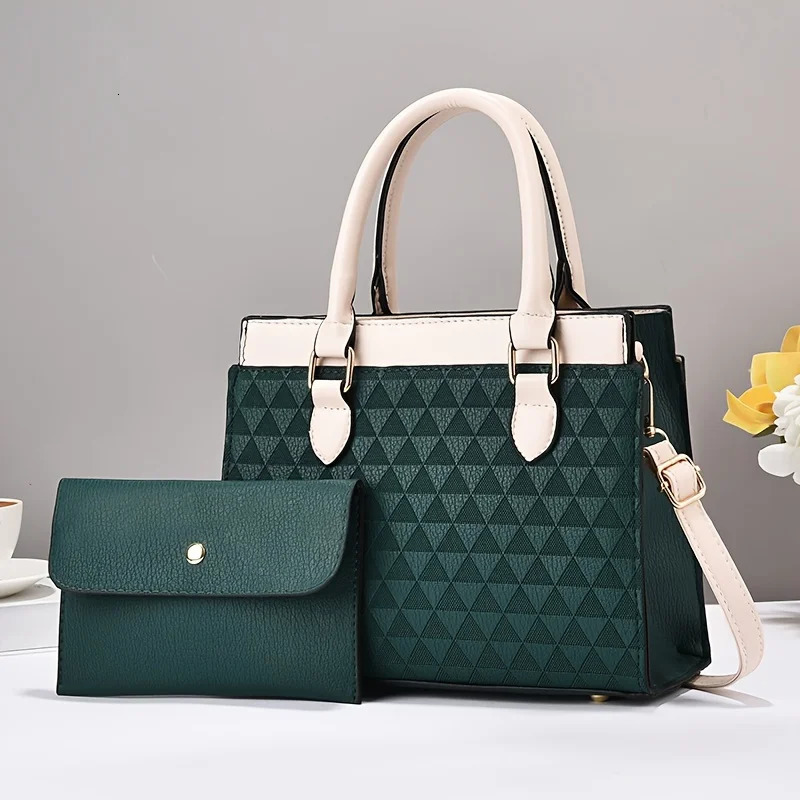 Ship from US Fashion Top Handle Satchel Bag Trendy Crossbody Womens Casual Handbag Shoulder Purse 250227FBB