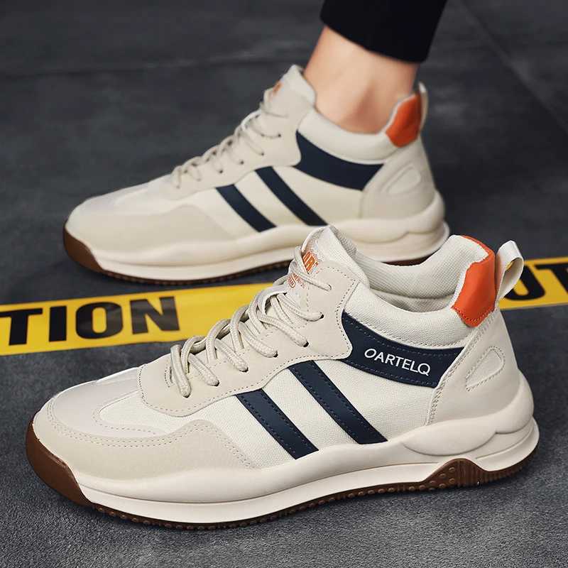 Mens running shoes 2024 casual lightweight breathable mesh lace sports shoes outdoor non slip neutral wide top tennis shoes Z250227