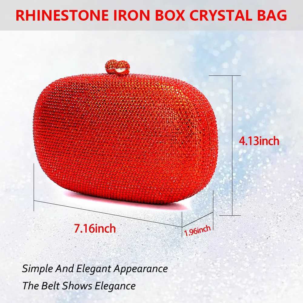 New Arrival Womens bag wedding party Christmas gift stone evening bag crystal dinner bag diamond cluTCh bag T250227
