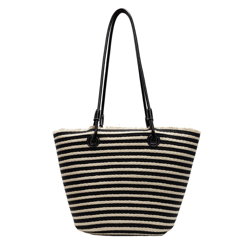 Beach beach vacation 2025 summer new simple leisure grass woven high-end versatile shoulder bag #swissmilitary