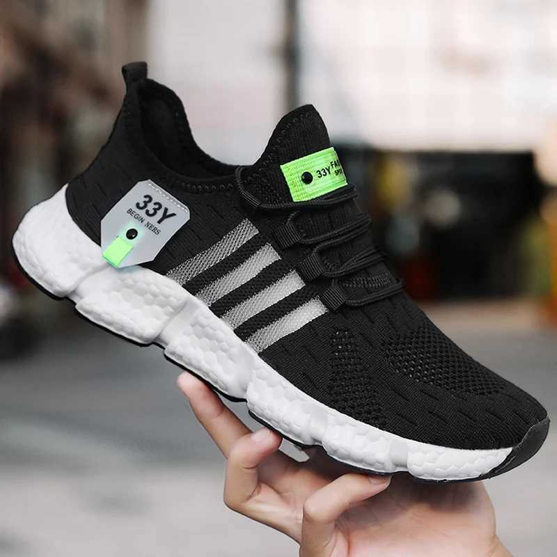Mens Shoes Breathable Classic Running Shoes For Women Outdoor Light Comfortable Mesh Shoes Slip On Walking Sneakers Unisex Tennis Z250227