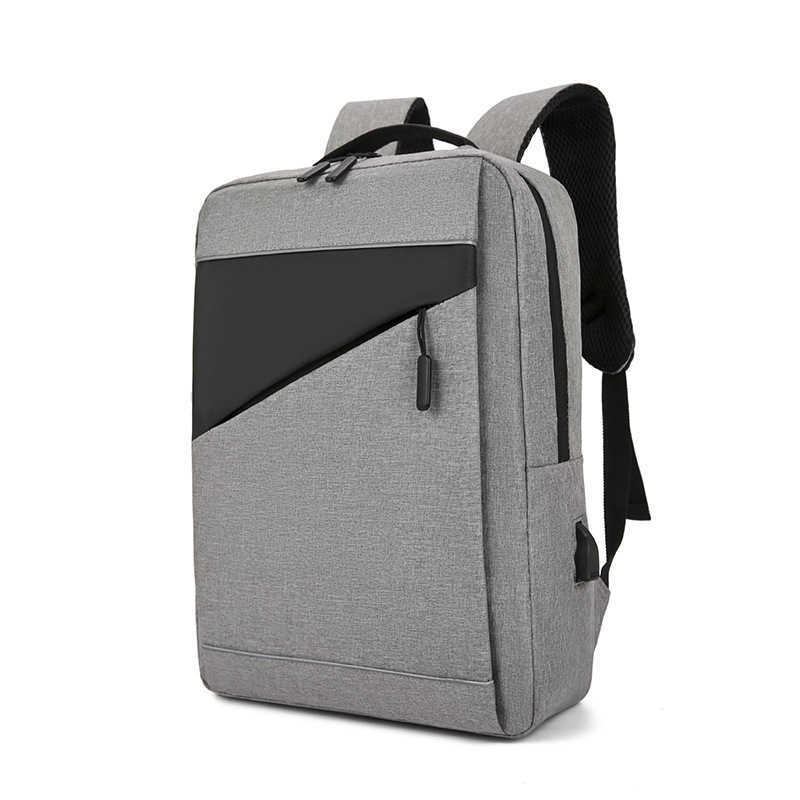 Backpack Mens Fashionable Large Capacity Backpack For Male High School Students Business Multifunctional Usb Charging Computer Bag Backpack Day Travel