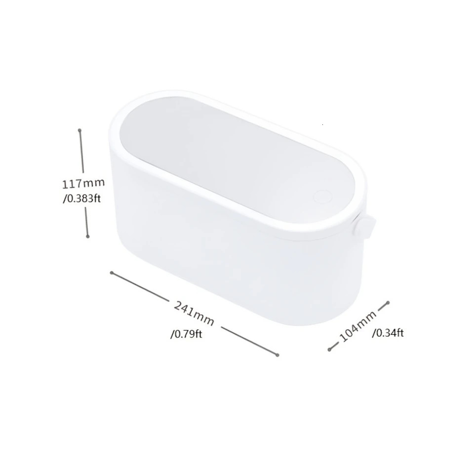 Ship from US Cosmetic Storage Box Bag Makeup Portable Toiletry Case Travel With Mirror And LED Lights; Great G 250227FBB