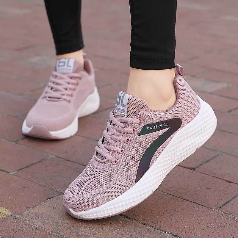 2024 Sport Running Shoes Women Air Mesh Breathable Walking Women Sneakers Comfortable Fashion Casual Sneakers Z250227