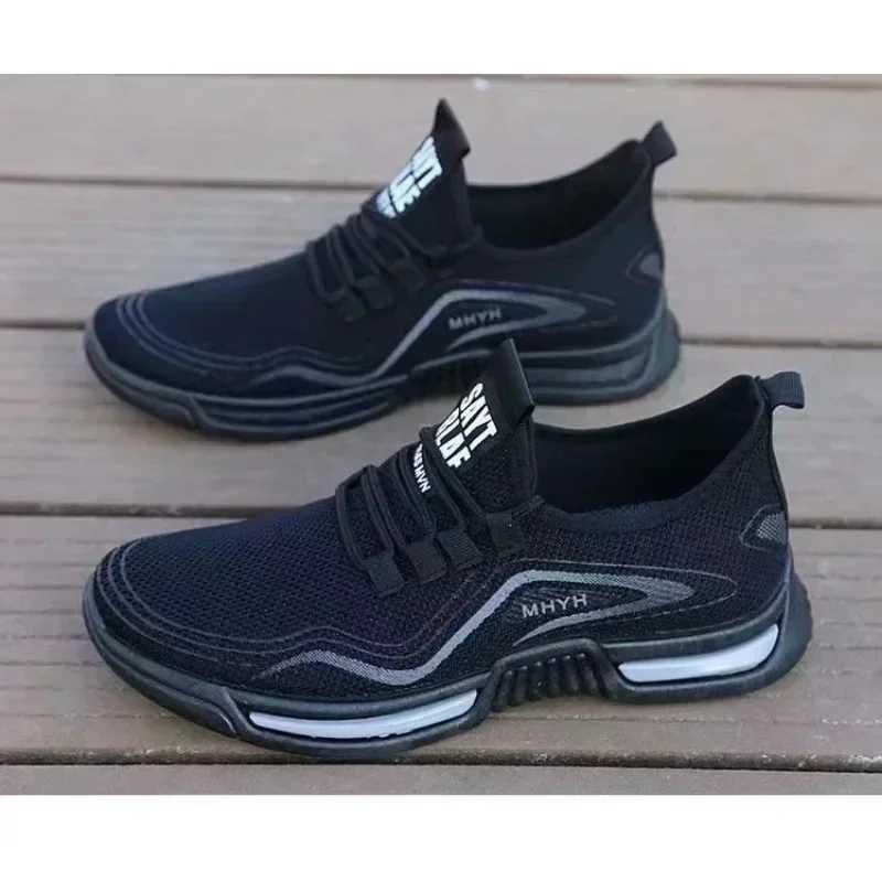 A+Mens Shoes New Summer Breathable Mesh Casual Shoes Anti Toothed Soft Bottom Versatile Sports Shoes Mens Fashion Shoes Z250227