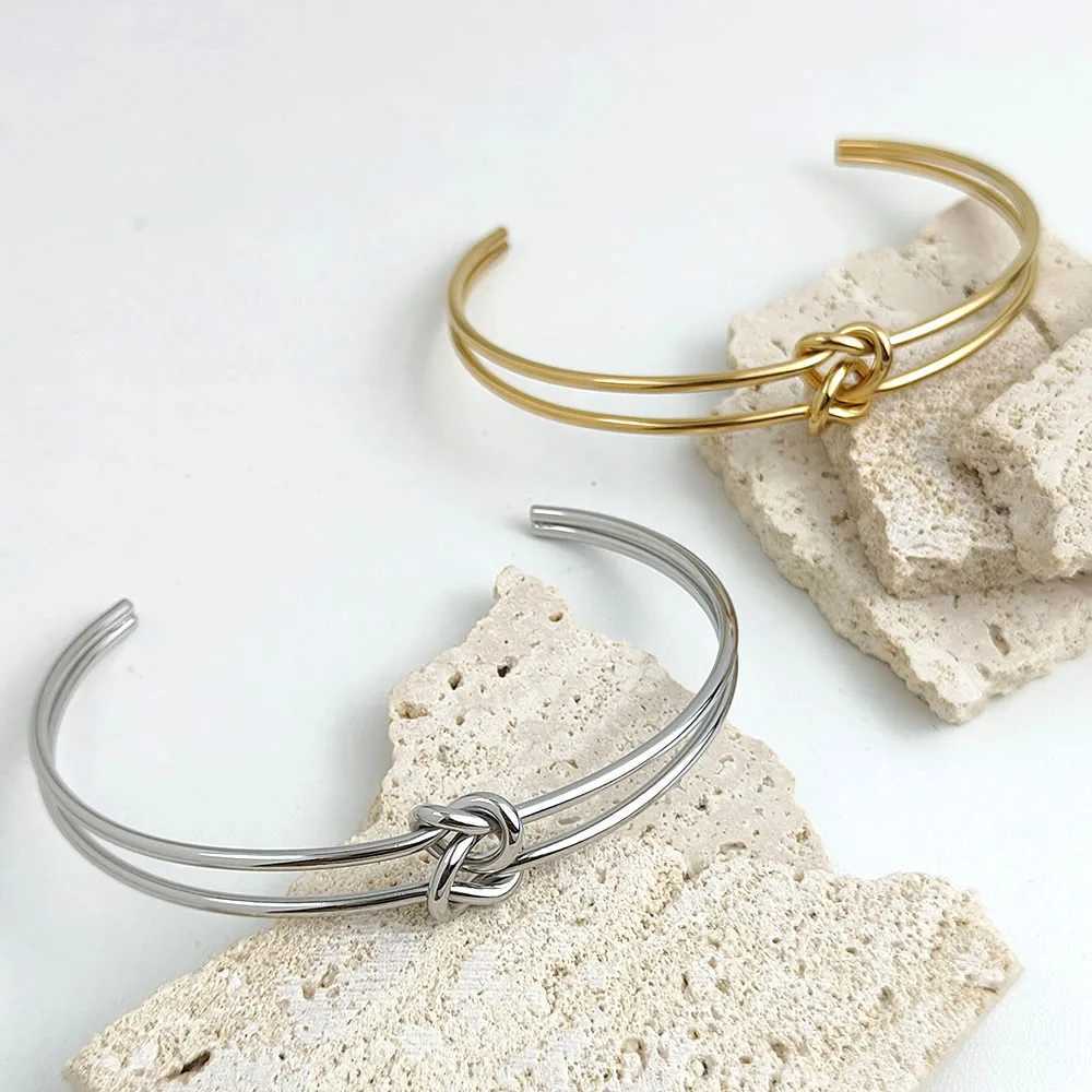 New nodule bracelet fashionable and personized stainl steel womens bracelet jewelry opening design gift for women W250227