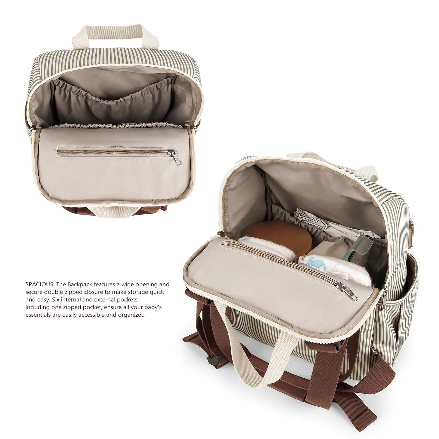 Diaper Bags Shoulder Mommy Includes Urine Mat Independent Bottle Bag Multi functional Mommy Bag Maternal and Child Travel Bag Y25022725FB