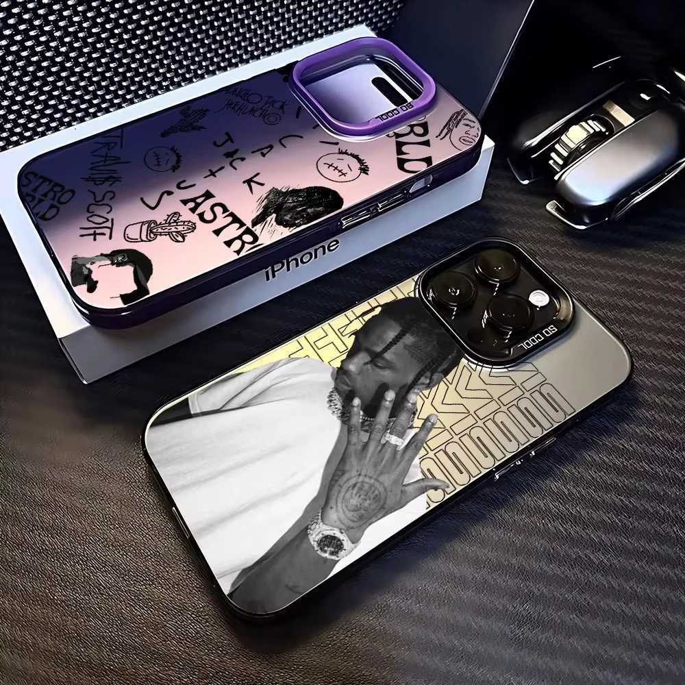 Luxury Travis Scott Cactus Jack phone case suitable for iPhone 16 15 14 12 11 Pro Max X XR XSMAX 8 candy matte shock-absorbing back cover Z250227