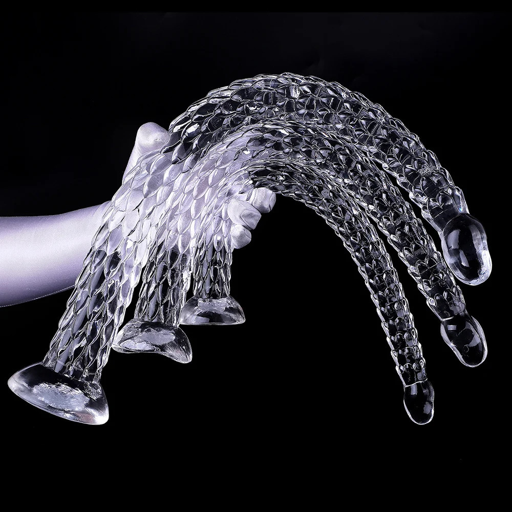 40-60cm Scaly Long Dildos For Women Vaginal Toys Anal Plug Men Butt Dilator Artificial Penis Female Masturbator Sex Whips Adults 250227