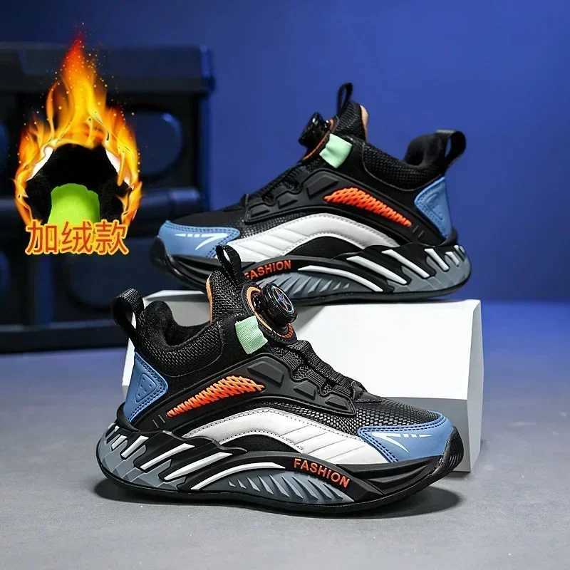 Athletic Outdoor s Winter Shoes Children Boys Sneakers Fur Shoes From 4-5-6-7-8-9 Years Toddlers School Shoe Size 28~39# 718 S25226