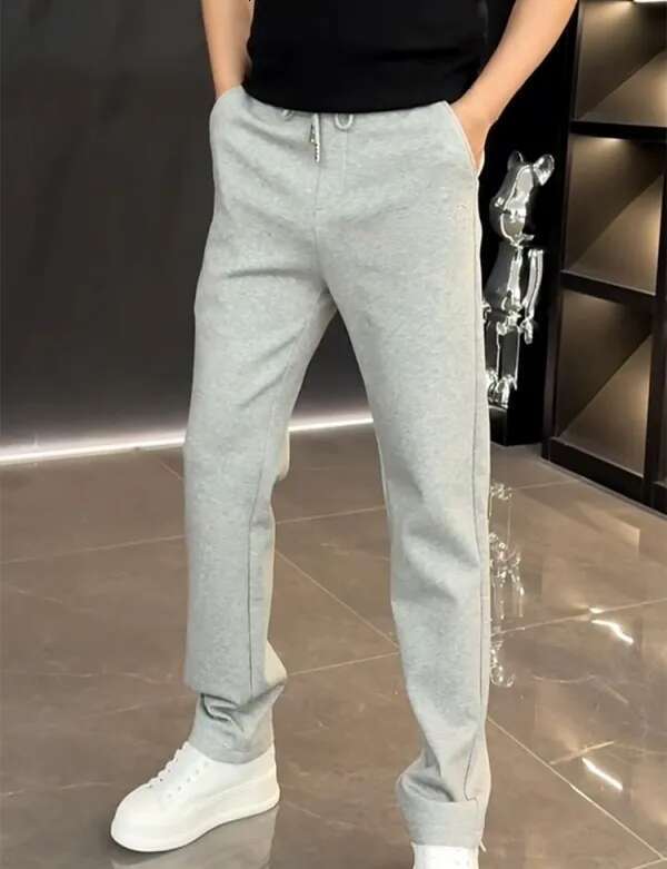 Men's Cotton Jogger Sweatpants: Breathable Quick-Dry Sports Pants For Running, Fiess, Casual Wear