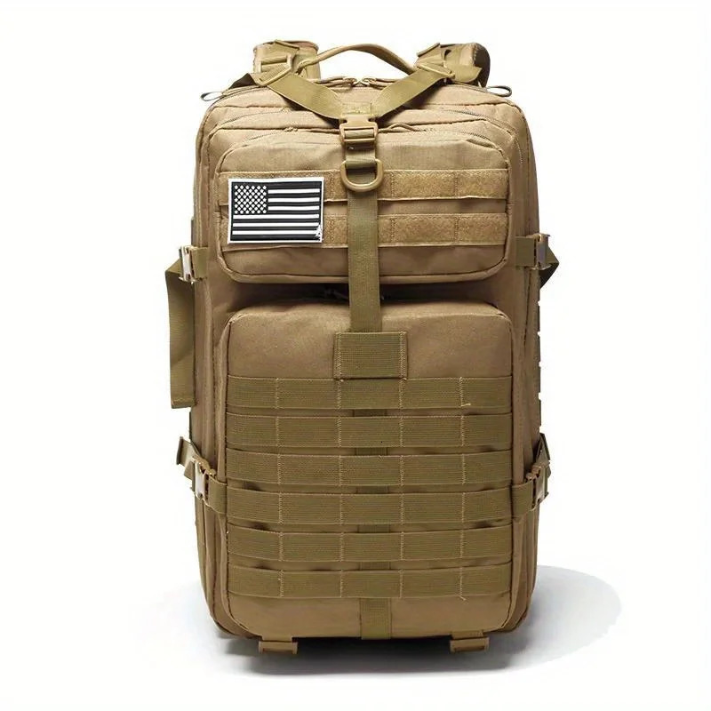 Ship from US 1pc Mens 1000D Nylon Waterproof Trekking Fishing Hunting Bag Outdoor Rucksacks Sports Camping Hiking Backpack 250227FBB