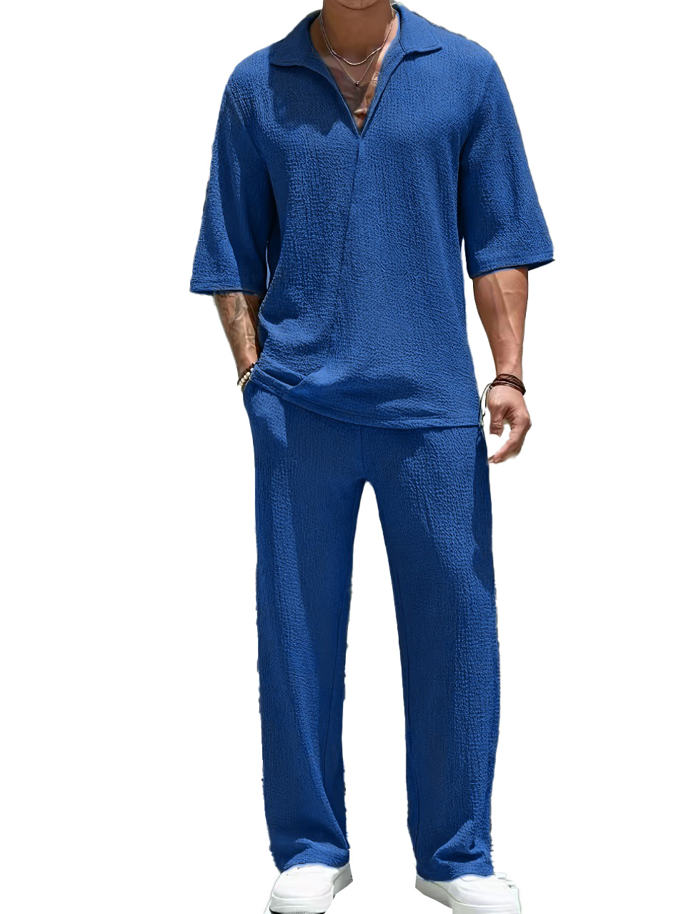 New pants Mens Tracksuits Blouse Outdoor Sports Men designer shirts Cardigan Two Piece Pants Set Short Sleeve T-shirt Pants Casual Outfits Jogging Sui