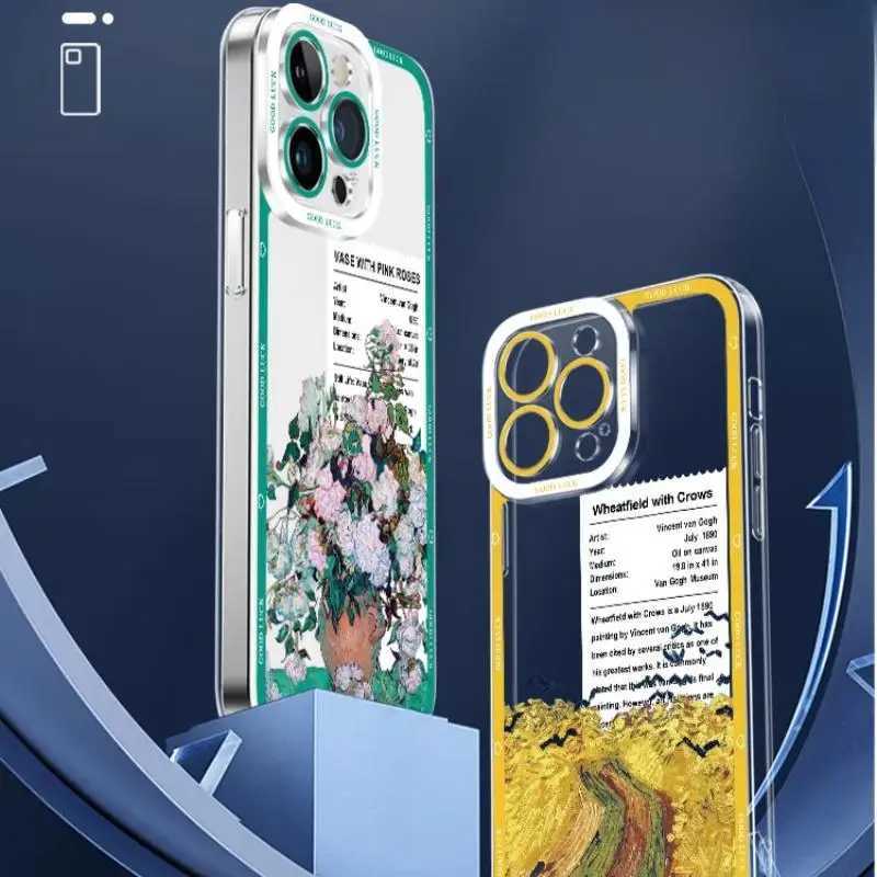 Art Van Gogh Oil Painting Print Phone Case for Note 5G 4G 8 11 13 Pro Plus 12S 11S Redmi 12 13C 12C Cover Z250227