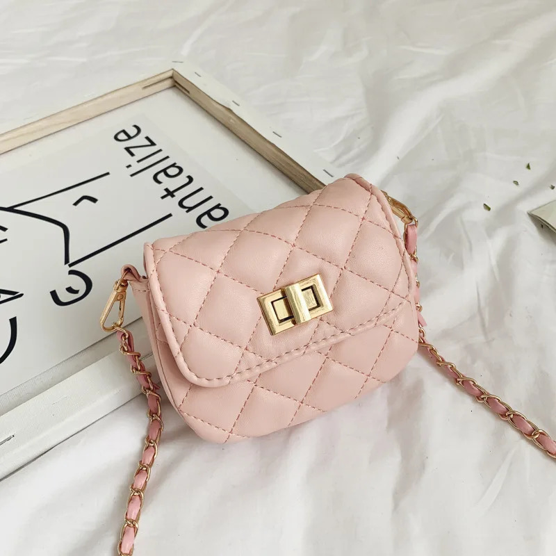 Ship from US Girls temperament small fragrant style bag girls highend fashion diamond grid crossbody Korean version westernstyle ch 250227FBB