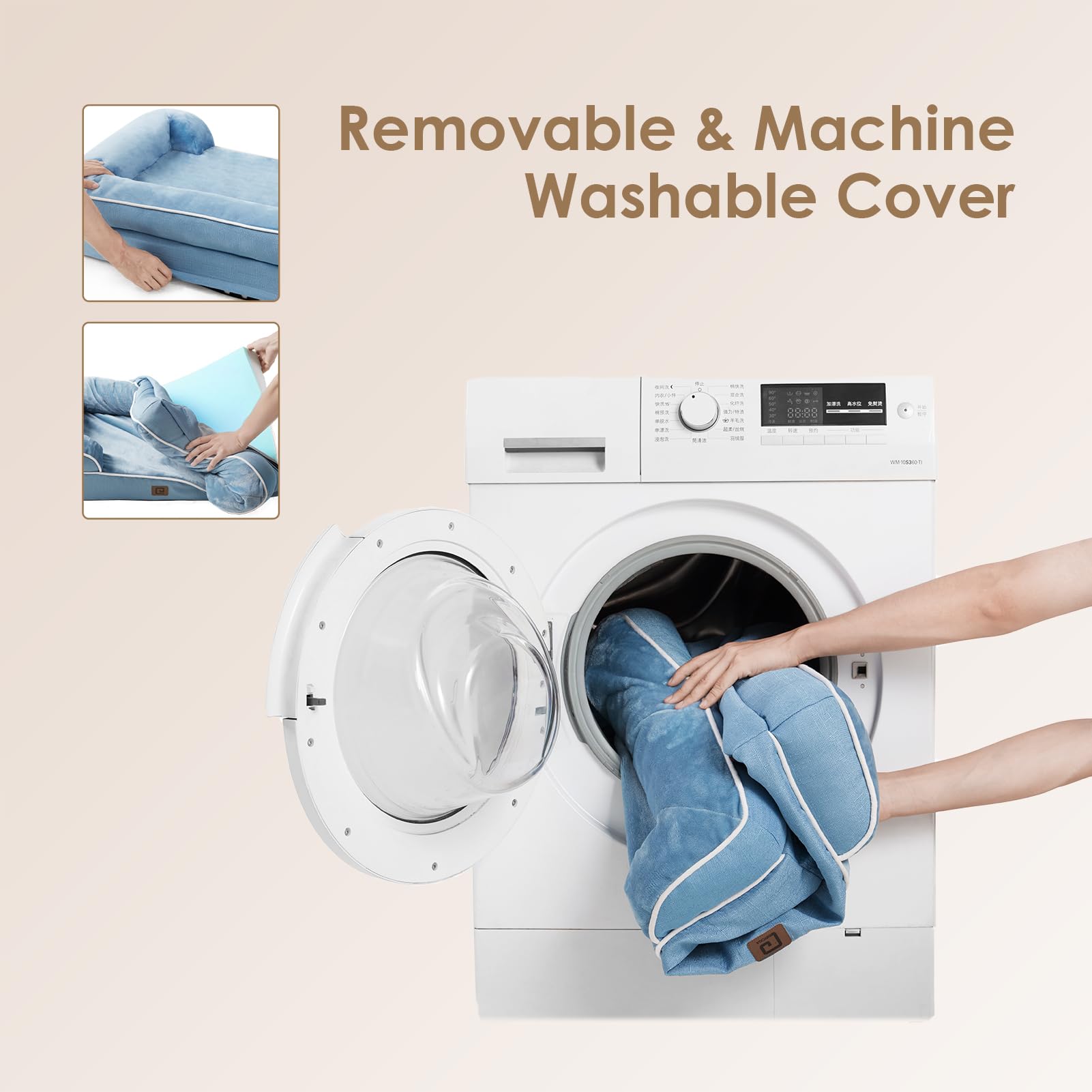 EHEYCIGA Orthopedic Dog Beds Large Sized Dog