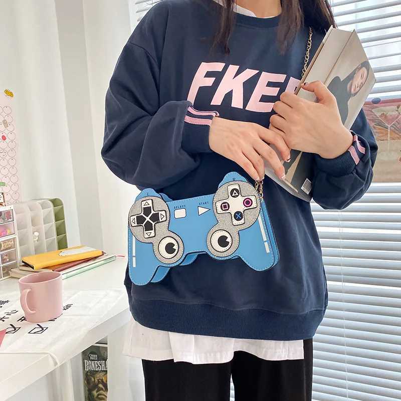 Creative Persality Fun Game Machine Pu Messenger Bag Women Cute Small Chain Shoulder Bag Female Crossbody BagXJ250227