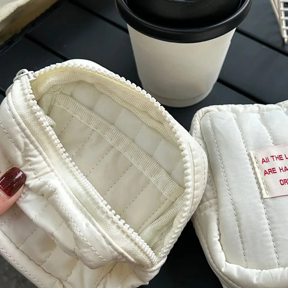 Ship from US Simple and practical mini zipper bag small cosmetic toilet coin wallet portable for makeup travel organizers 250227FBB