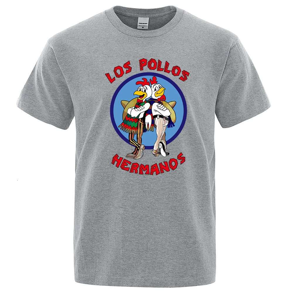 2025 New Fun Printed T-shirt Designer T-shirt Men's Fashion Casual Short Sleeve Summer Cotton Breathable Quick Drying T-shirt Chicken Brother T-s