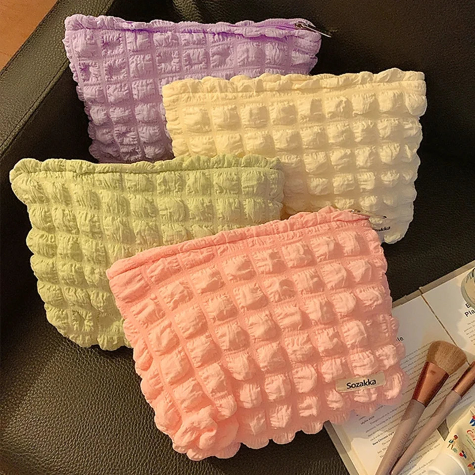 Ship from US Creative Bubble Cloud Makeup Bags Zipper Make Pouch Washing Cluch Pack Cases Lipstick Organizer Travel w250227FBB