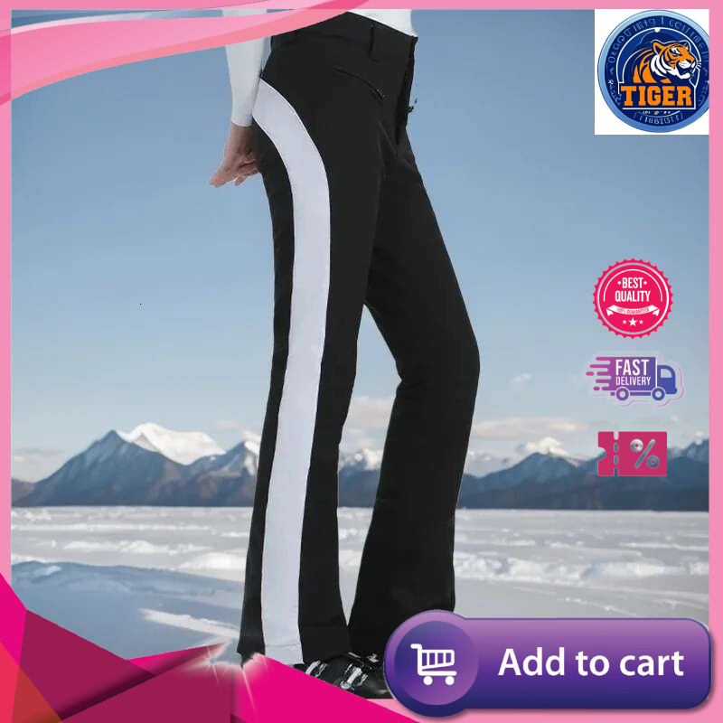 Ddmyoutdoor Female Slim Skiing Outdoor Warm Waterproof Snow Clothes Women High Elasticity Ski Trousers Winter Alpine Sport Pants Jogging Suit