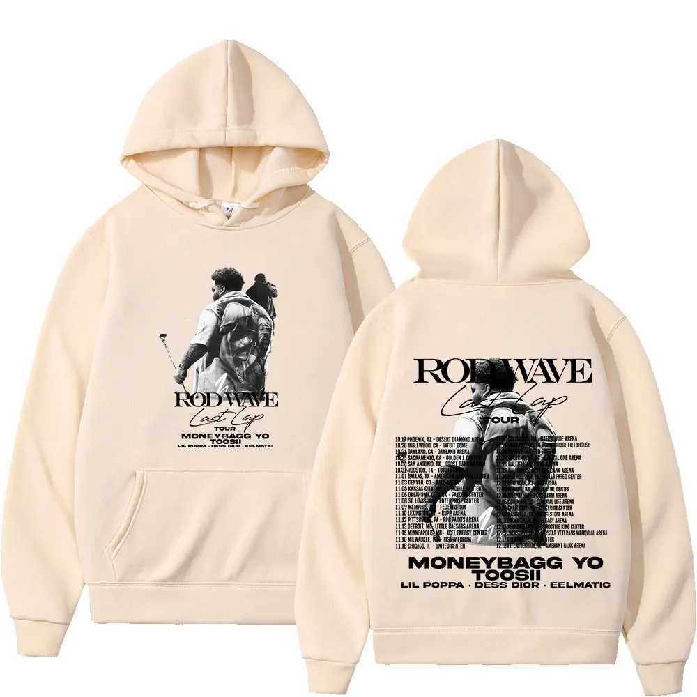 Rap singer Rod Wave Last Lap Tour Merch Hoodie mens hip-hop retro Pullover sweatshirt fashion casual super large hoodie X250227