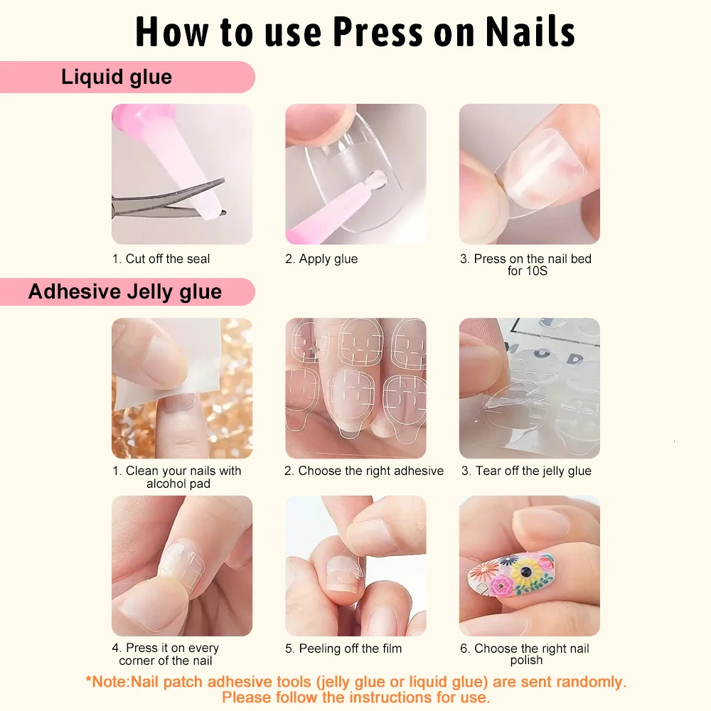 24Pcs Pink French PressOn Nails Set Square Full cover Nail with 3D Bow Glitter s White Tips for Women Girls 250217
