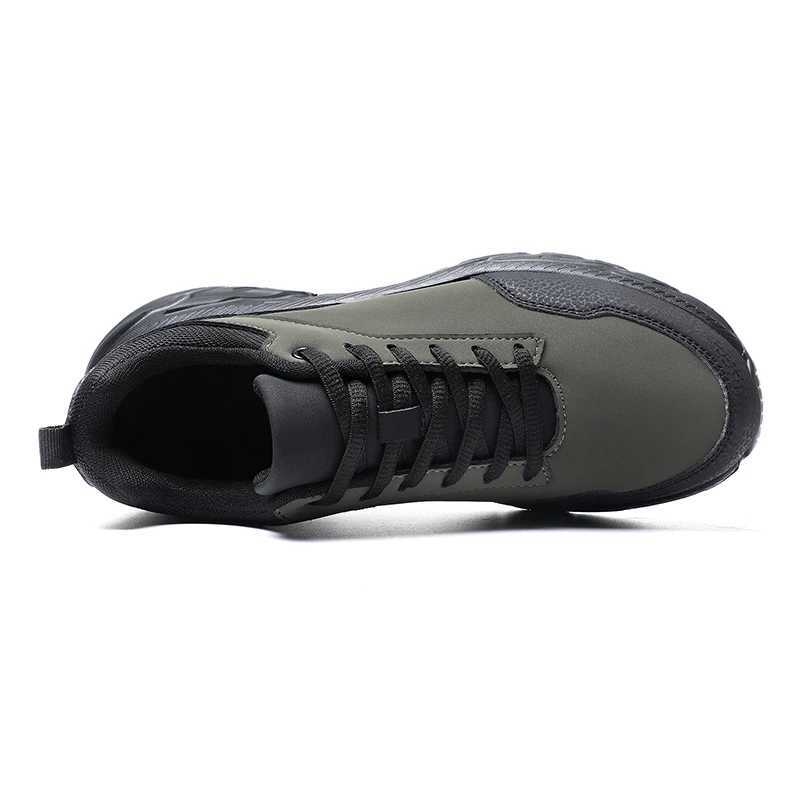 Autumn Men Sneakers Thick Sold Casual Shoes Men Cushioning Sports Shoes Outdoor Waterproof Walking Shoes Plus Size 39-48 Z250227