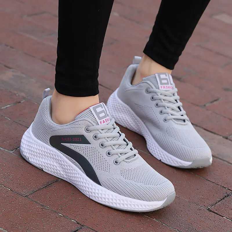 2024 Sport Running Shoes Women Air Mesh Breathable Walking Women Sneakers Comfortable Fashion Casual Sneakers Z250227