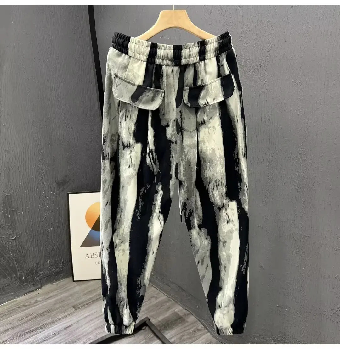 Joggers Mens Summer Pants Man Trousers for Men Korean Dongdaemun Big Size Male Clothes Jogging Sport Mens Clothing Running 250227
