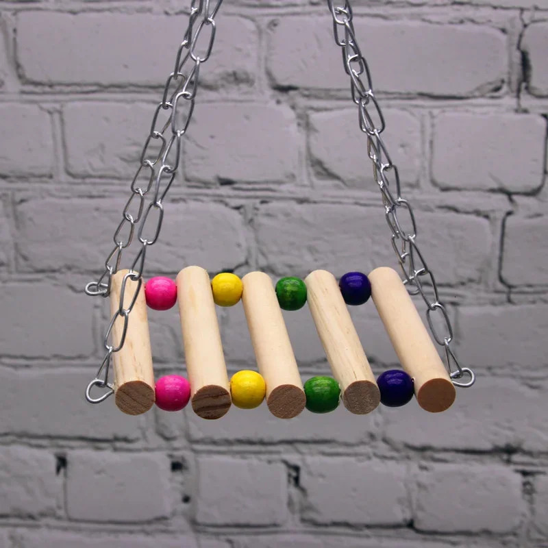 Birds Toy Pet Bird Parrot Parakeet Budgie Cockatiel Cage Hut Nest Bird Toy Hammock Swing Toy Hanging Toy Brinquedo Pet Supplies 250226