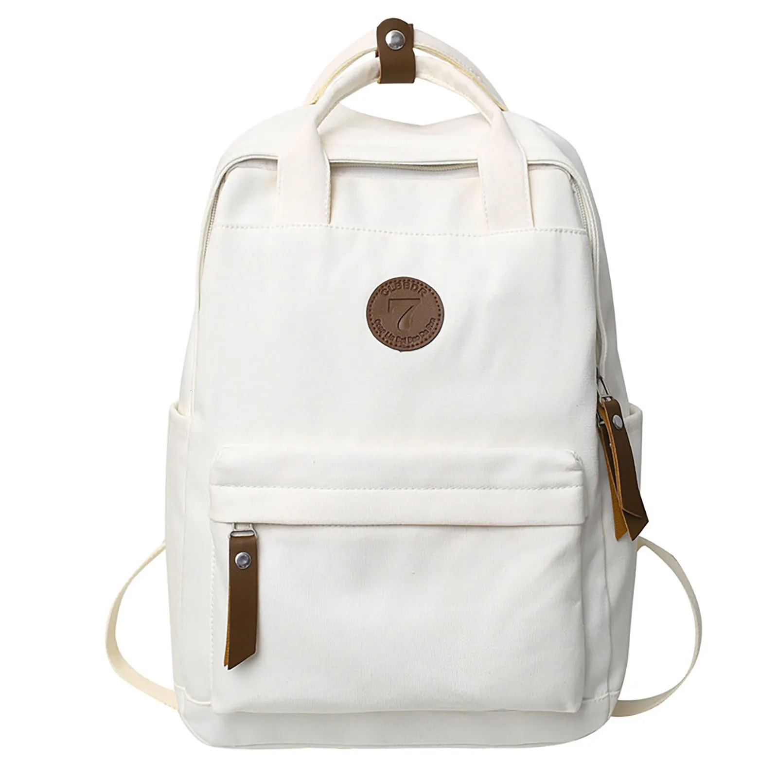 Ship from US Backpack Men And Women Couples Shoulder Bag Personality Large Capacity Students Outdoor Leisure School Bags 250227FBB