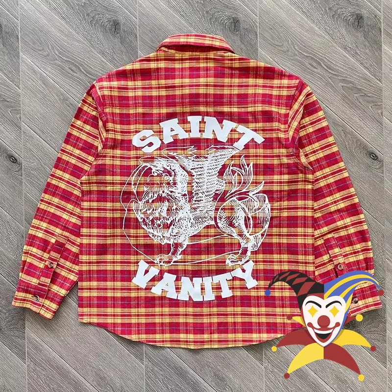 Grid Shirt Men Women Quality Vintage Flannel Casual Shirts 250226