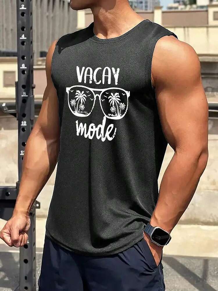 Summer Sports Designer Outdoor Sports Loose And Comfortable Sleeveless T-shirt Daily Street Men's Fashion Tank Top