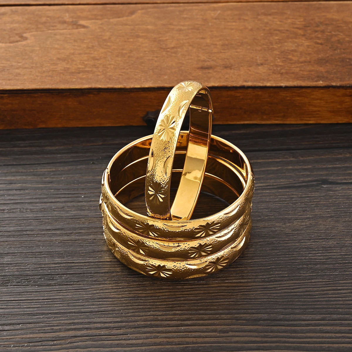 45MM Dubai Baby Cute Openable Bangles For Women Ethiopian Jewelry Gold Color Bangles Bracelets Girls Birthday Jewelry Gifts 250227