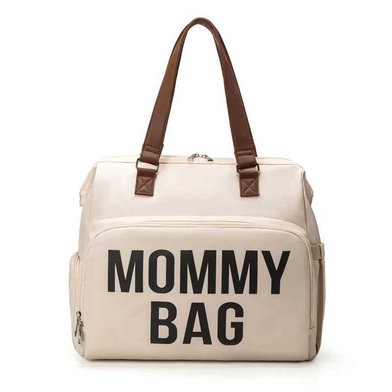 Diaper Bags Fashionable Mom Bag Baby Care Travel Backpack Pregnant Diaper Bag Large Capacity Multi functional Womens Diaper Organization Handcart Y250