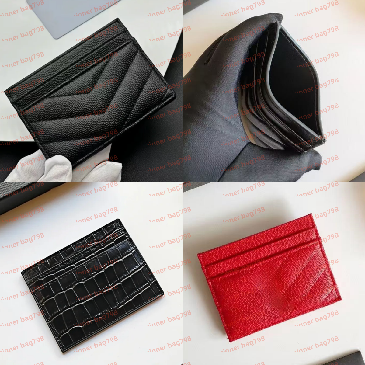 Women card holder designer wallet cardholder designer purse women genuine Leather Womens men Purses Mens Credit Coin Mini Wallet wholesale with box