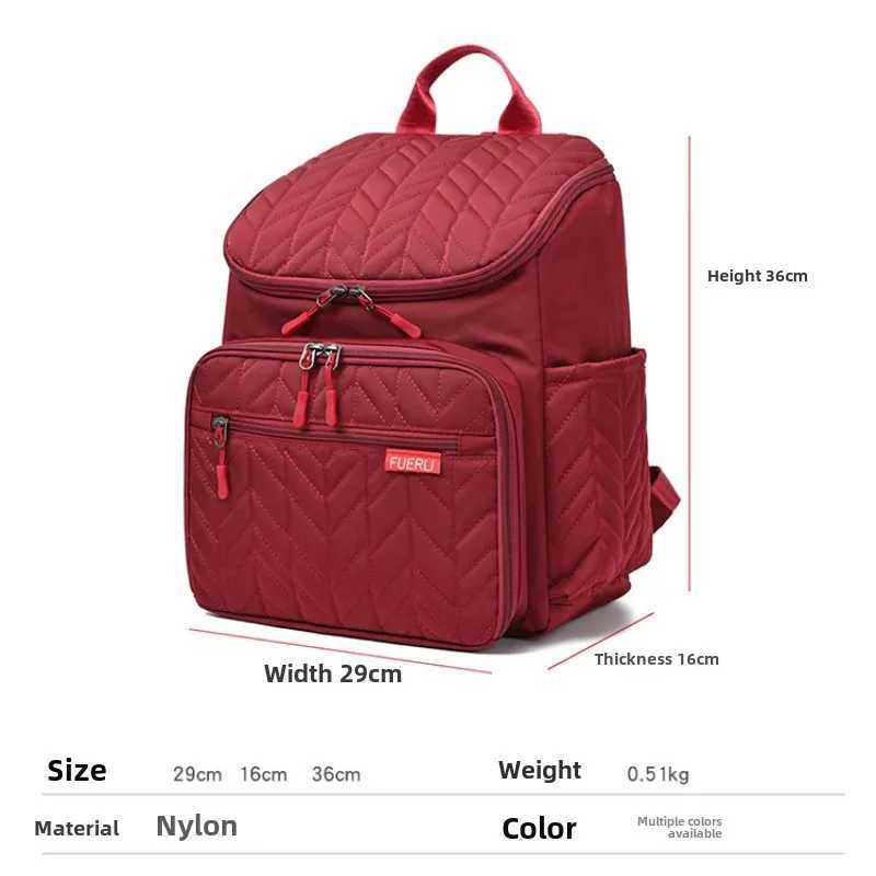 Diaper Bags Large Capacity Multifunctional Baby Mommy Maternity Bag Travel Diaper Backpack Waterproof Breastfeeding Portable Diaper Bag Y2502277MLS