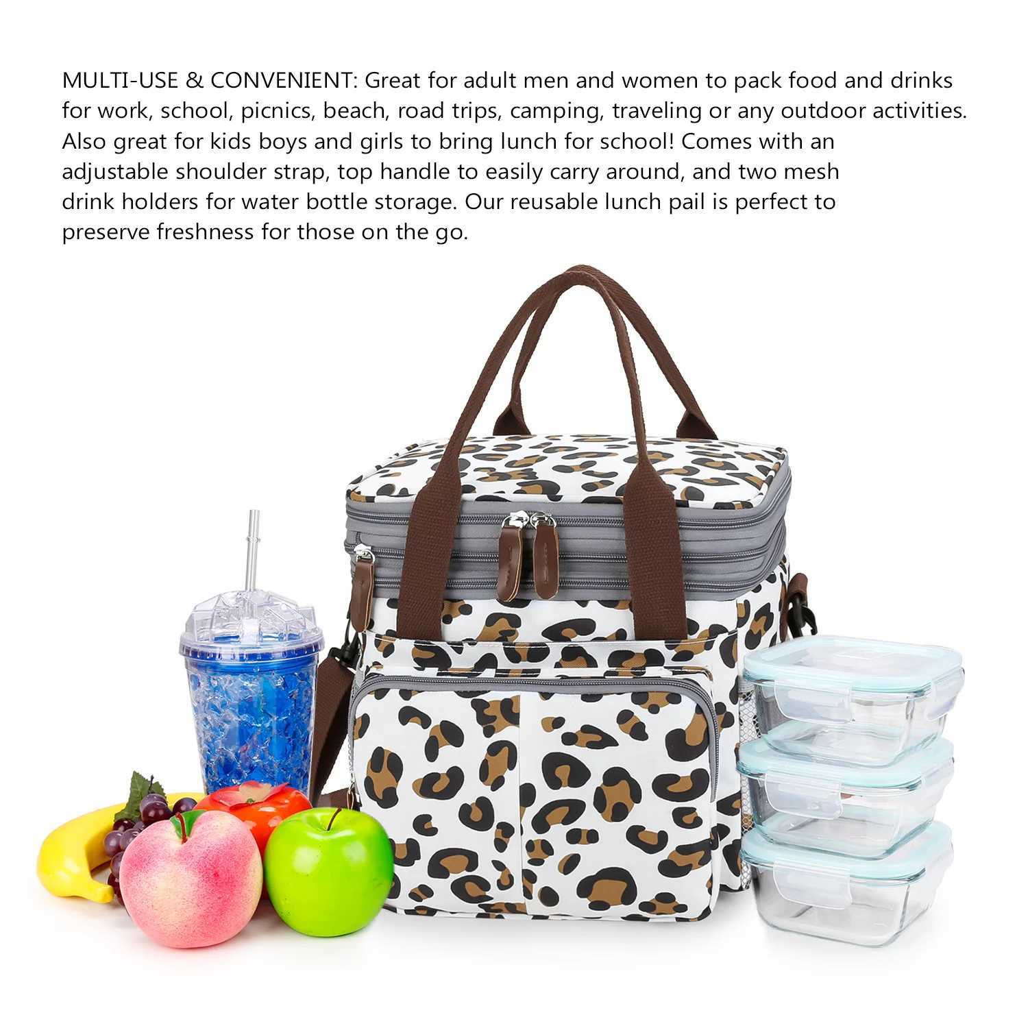 Diaper Bags Expandable Insulated Diaper Bag Lunch Bag for Women Men Reusable Diaper Bag with Adjustable Shoulder Strap Y250227LTTY