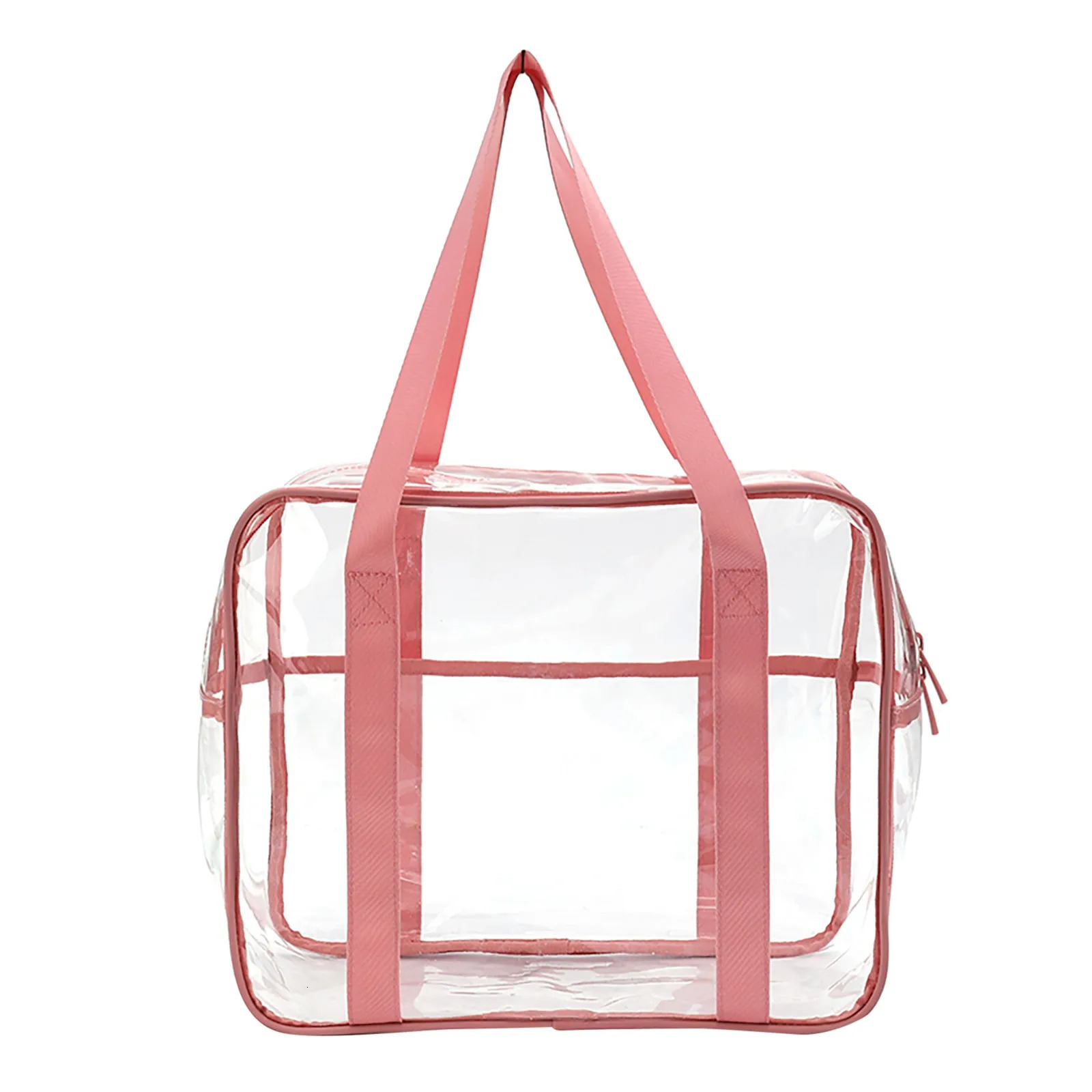 Ship from US Tote Bag For School Work Pvc Toiletries Handbag Multifunctional Womens Storage Shoulder Bags Cosmetic 250227FBB