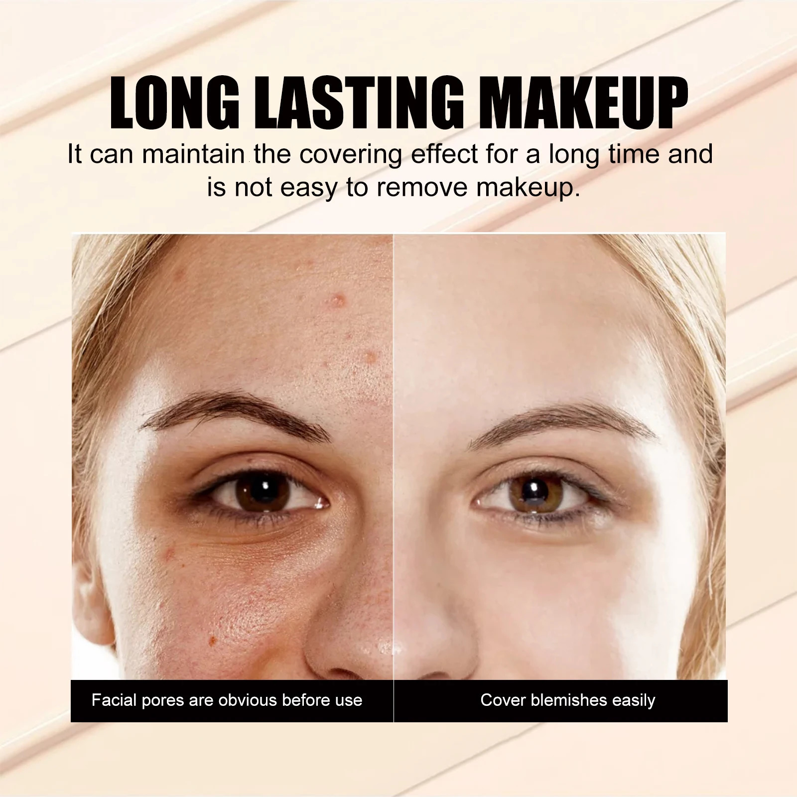 EELHOE 3 Color Concealer Full Coverage Concealer to Conceal Redness Dark Circles Natural Color Cover Brightens Skin 250222