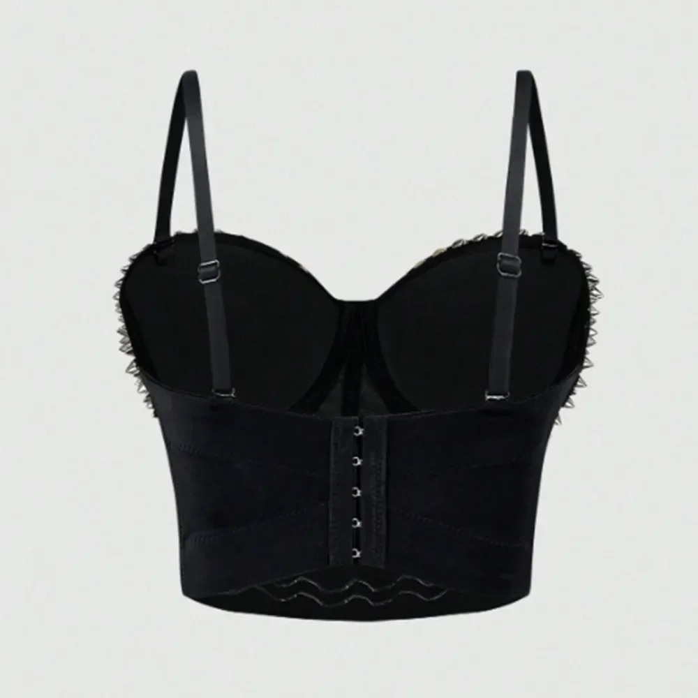 Camis Tees Corset Sexy Top Summer Tank Women Clothing Y2k Tops Fashion Clothes Streetwear Stage Show Party Club Bling Shirts 250226